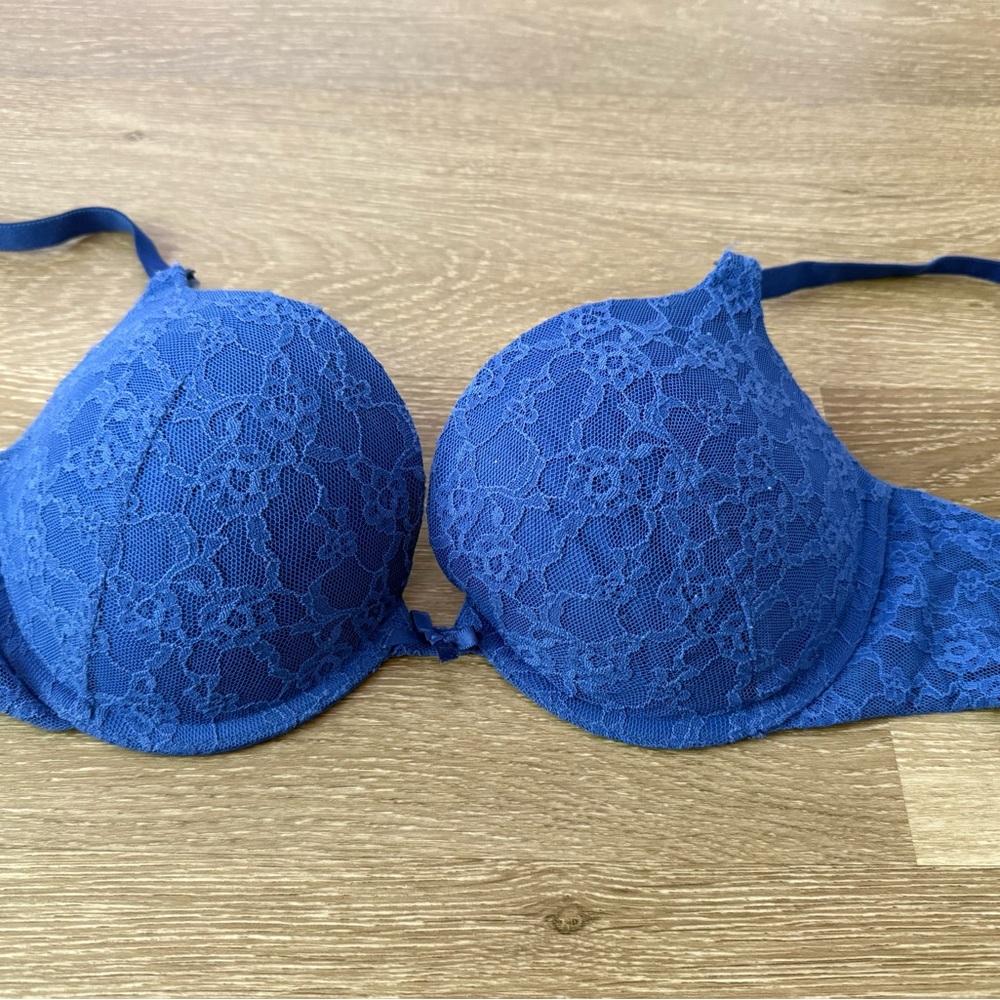 Victoria's Secret Royal Blue Lace Bra